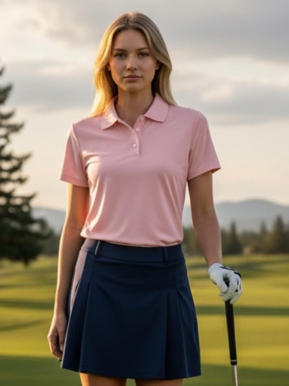 ULTRA CLUB Women’s Small Pink Golf Polo Shirt COOL & DRY